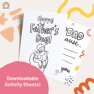 Gift Idea for Father's Day + FREE Printables! 💙