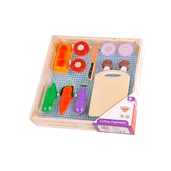 Tooky Toy Cutting Vegetables Tray