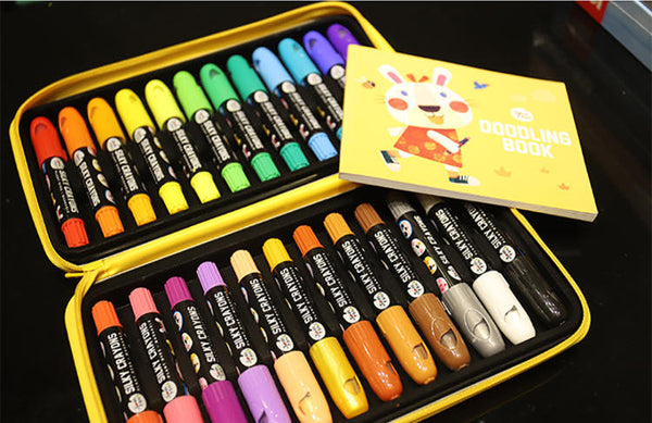 Joan Miro Silky Crayon Yellow Box
