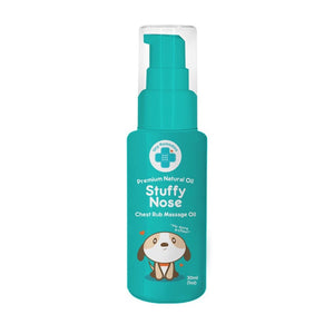 Tiny Buds Stuffy Nose Natural Baby Chest Rub Oil 30ml