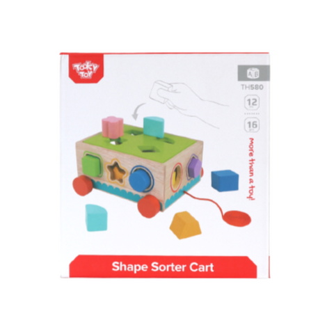 Tooky Toy Shape Sorter Cart
