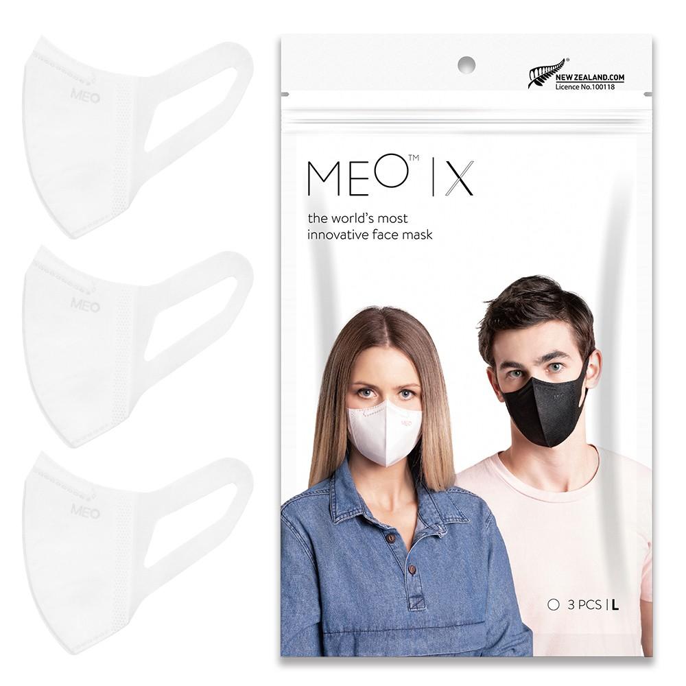 MEO X DISPOSABLE MASK FOR ADULT (PACK OF 3) - WHITE